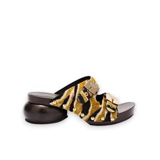 Scholl Heeled Mules, female, Brown, Size: 8 US Heeled Mules