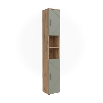 Vicco Armario De Ba&ntilde;o Irma, Verde Salvia, 30 X 192 Cm, Vicco