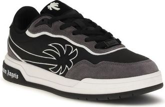 Palm Angels Calf Leather Low-Top Sneakers - Black