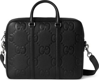 Gucci Jumbo GG Briefcase Black Canvas 792264-AABY0-1000