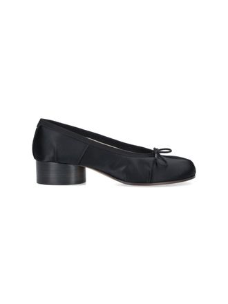 Maison Margiela Tabi Lace-Up Flats - Black