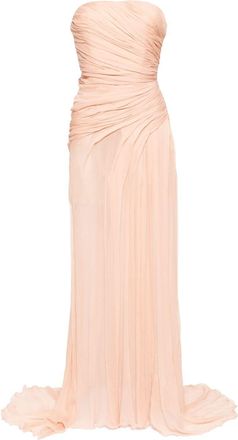 Ermanno Scervino Abito da sera senza spalline - Rosa