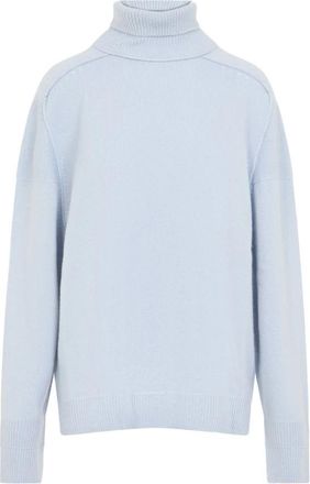 Carven Roll Neck Jumper - Dames - Coltruien - Blauw - M - Kasjmier - Truien & Vesten