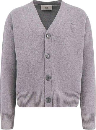 Ami Cardigan in wool and cashmere