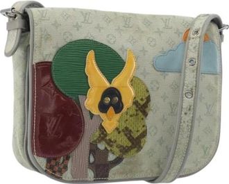 Louis Vuitton Pre-owned Monogram Mini Canvas Schoudertas - Dames - Vintage Schoudertas - Grijs - ONE Size - Vintage