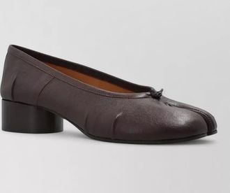 Maison Margiela leather tabi ballet flats