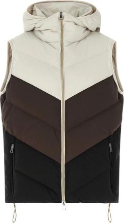 Kiton Chevron Quilted Vest - Dames - Bodywarmers - Veelkleurig - M - Jassen