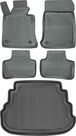 OEM Juego De Alfombrillas Para Coche Y Maletero Para Mercedes Glk X204 Suv (2009-2015)