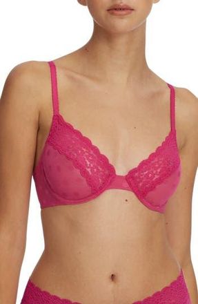 Skarlett Blue Dare Unlined Underwire Bra in Dk Flamngo at Nordstrom Rack, Size 32Dd