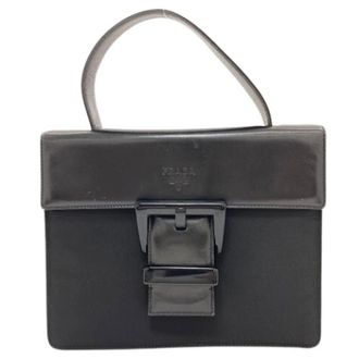 Prada Pre-owned Handbags, female, Black, Size: ONE SIZE Pre-owned Vintage Handbag
