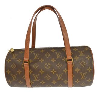 Louis Vuitton Papillon Monogram Canvas Brown Canvas Handbag (Pre-Owned)
