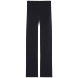 Courrèges Broeken, Dames, Zwart, S, Zwarte gelaagde broek met paneeldetails