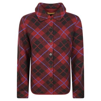 Guest In Residence Dylan Plaid Shirt - Blouses & Shirts - Mujer - Rojo - M