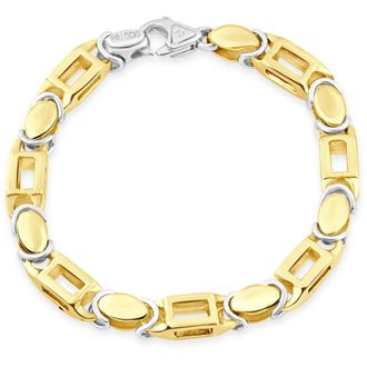 Pompeii3 Mens Box Designed 14k Gold (55gram) or Platinum (89gram) 7mm Link Bracelet 8.5