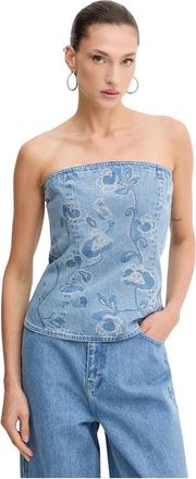 Rotate Rotate Birger Christensen, Donna, Top, Blu, L, new