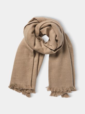 Me&K Heavy Cashmere Solid Twill Scarf (78.5in/2m)
