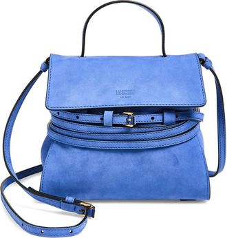 Moschino Tie Me Leather Handbag in Klein 71A Of0 at Nordstrom