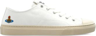 Vivienne Westwood Orb-appliqué sneakers - White