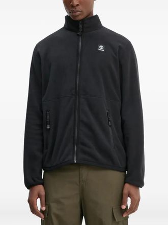 Timberland zip logo-detail sweater - Black