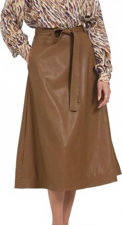 Stellah Womens Monica Skirt In Caramel