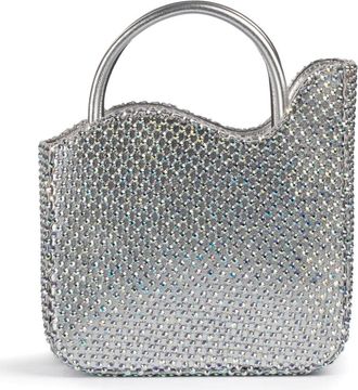 Le Silla Ivy tote bag - women - Crystal/Polyester/Metallic Leather - OS - Silver
