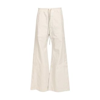 Rick Owens Heren, Broeken, Wit, Maat: M Katoen