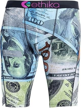 Ethika Franklin Rewired Mens Underwear Green : 2XL, Polyester/Spandex