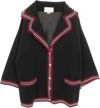 Gucci 2010s trim-detail jacket - Black