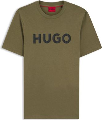 HUGO BOSS Logo-print T-shirt in cotton jersey