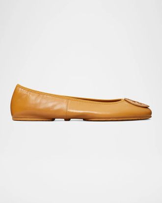 Tory Burch Reva Logo Travel Ballet Flats