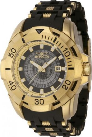 Invicta IN-44129 Mens Sea Spider Watch - Gold - One Size