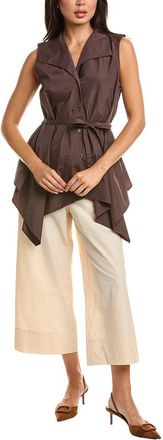 Natori Techno Poplin Handkerchief Hem Shirt