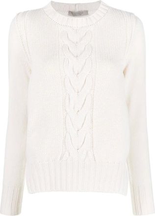 D.exterior Truien & Vesten, Dames, Beige, L, Maglione C/treccia
