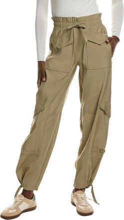 Ganni Light Slub High Waist Pocket Pant