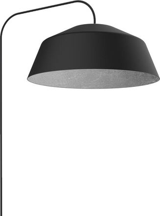 Lumicom Tokyo piantana 35 Nero/foglia argento - Nero/foglia argento