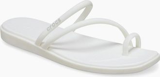Crocs Womens Miami Toe Loop Womens Sandals - White - Size: 5