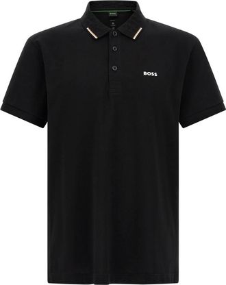 HUGO BOSS Hombre, Camisetas, Negro, Talla: M