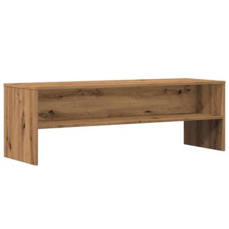 Berkfield Home TV Cabinet Artisian Oak 120x40x40 cm Engineered Wood in Brown | Size: 120 x 40 x 40 cm