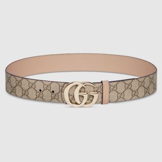 Gucci Reversible GG Marmont Belt, Size 100