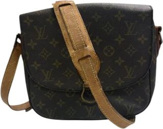 Louis Vuitton Pre-owned Cross Body Bags, female, Brown, Size: ONE SIZE Pre-owned Saint Cloud Monogram Shoulder Bag