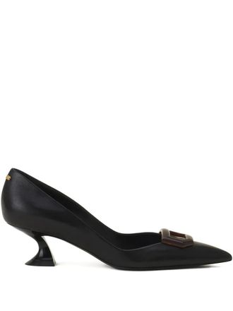 Lanvin Buckle detail pointed pumps - Nero