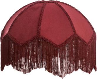 Light & Living Pantalla De L&aacute;mpara - Malacia - Rojo - Rafia - Light&living