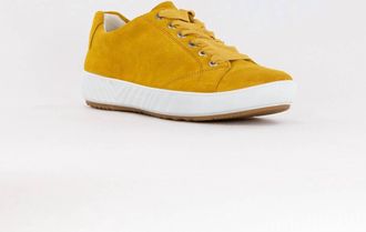 Ara Womens Alexandria Lace Up Sneaker In Yellow