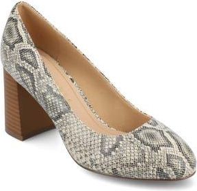 Journee Collection Seraphina Pump in Snake at Nordstrom Rack, Size 8.5