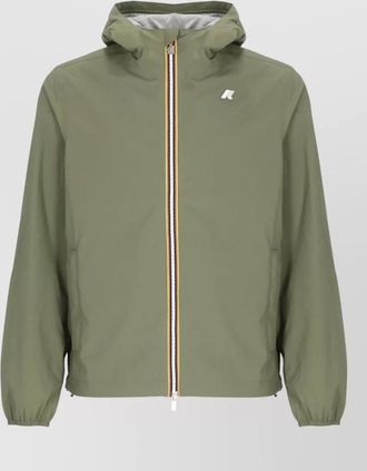 K-Way hooded waterproof raincoat