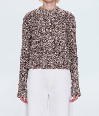 Pistola Denim Quinn Sweater In Chocolate Marl