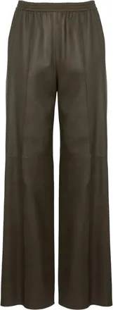 Yves Salomon Pantaloni in pelle - Marrone