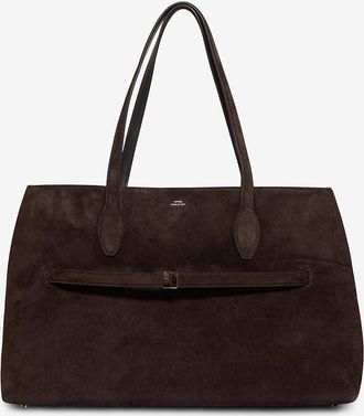 Toteme Rechteckiger Wildleder-Shopper Lounge