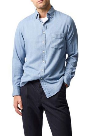 Rodd & Gunn Barrhill Sports Fit Button-Down Shirt in Chambray at Nordstrom Rack, Size Xxx-Large