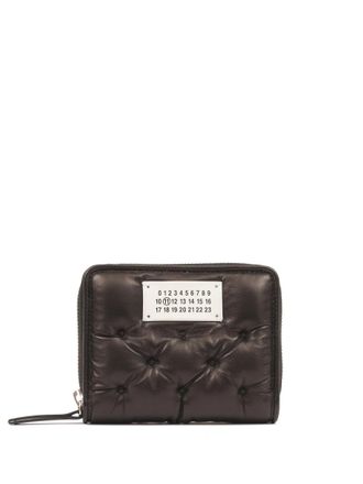 Maison Margiela Black Numbers-motif Padded Wallet